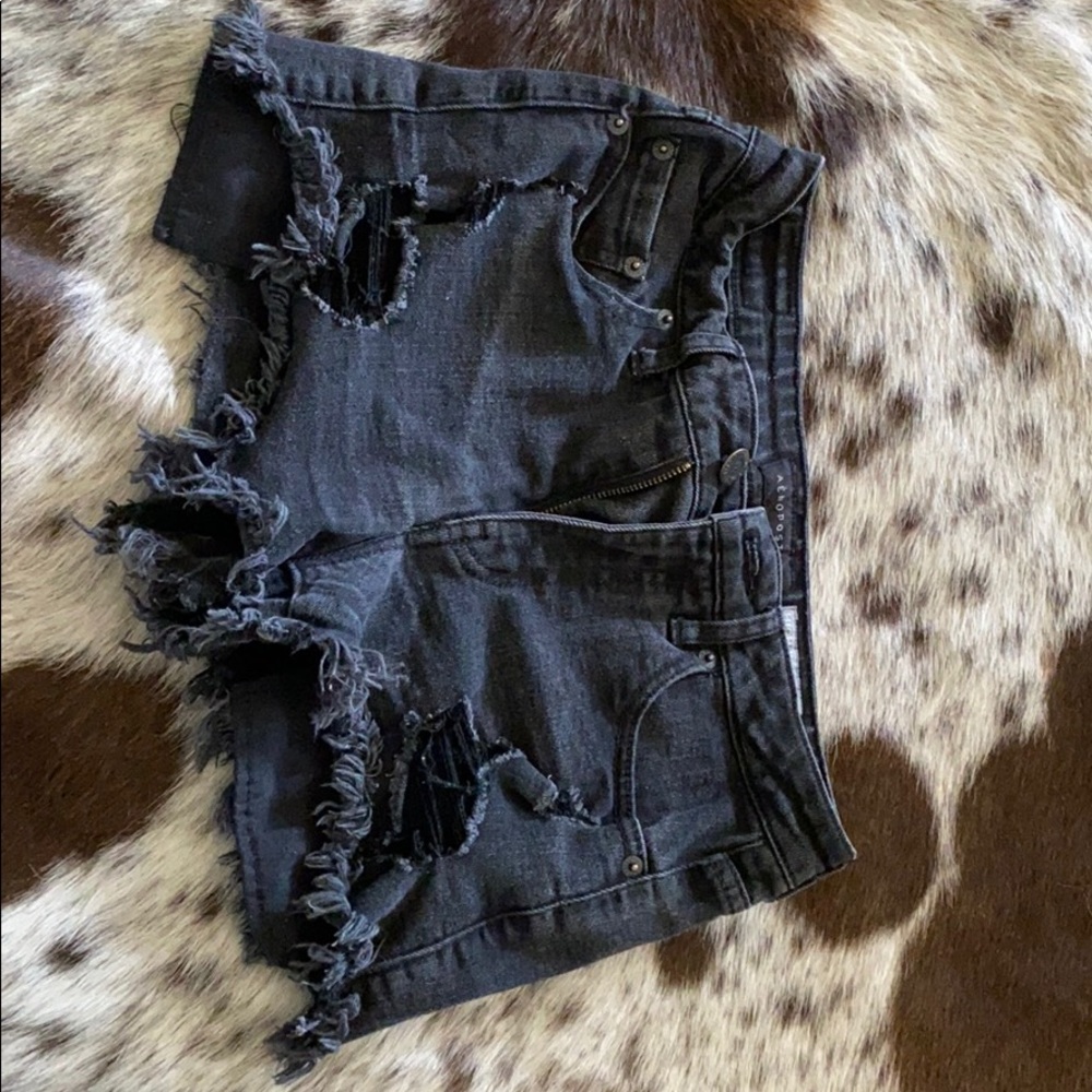 Denim shorts